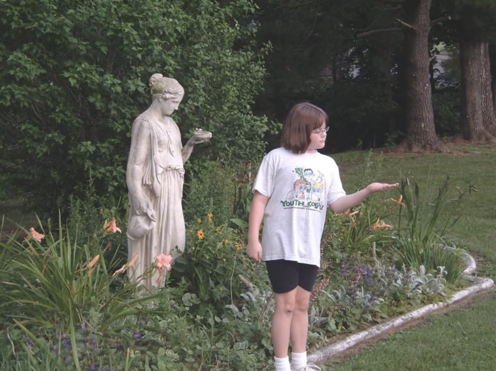 A childhood photo of the artist.